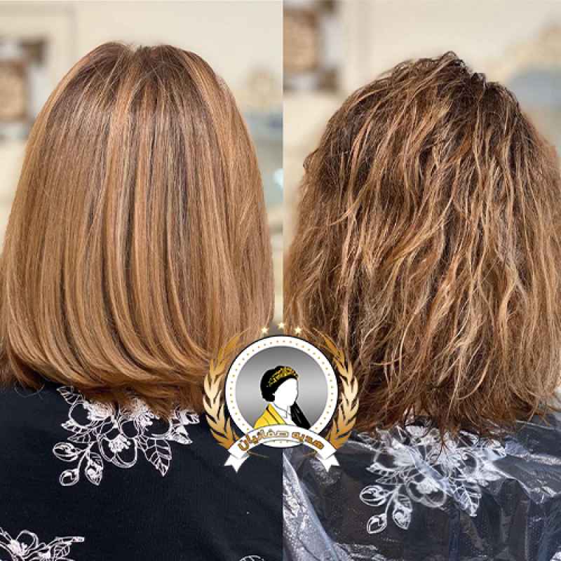کراتین و احیا موهای سوخته و دمیج شده در آکادمی صفائیان