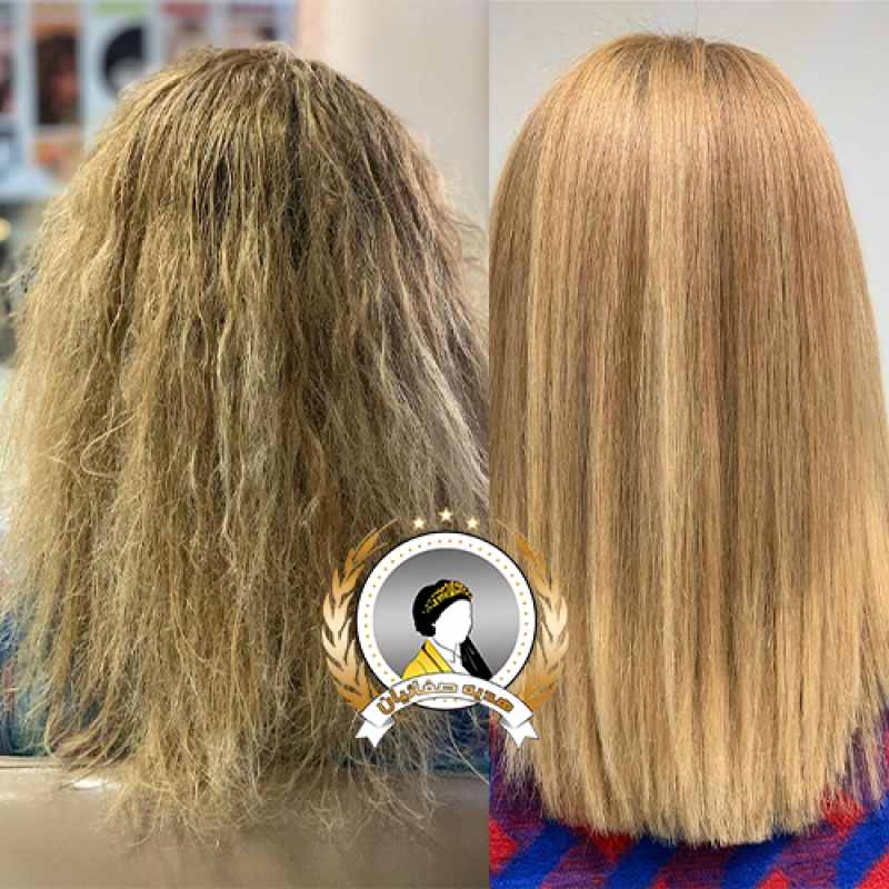 احیا و صافی موهای سوخته و کات و کشسان در آکادمی صفائیان